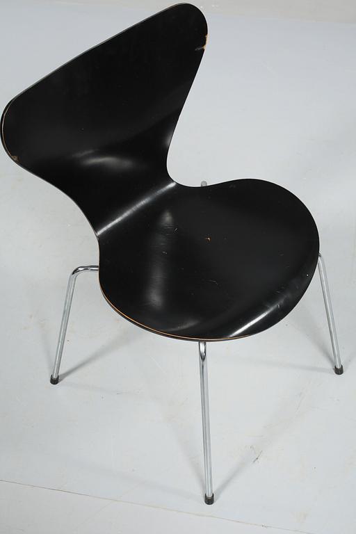 STOLAR, 4 st, "Sjuan", Arne Jacobsen, Fritz Hansen, Danmark, 1979.