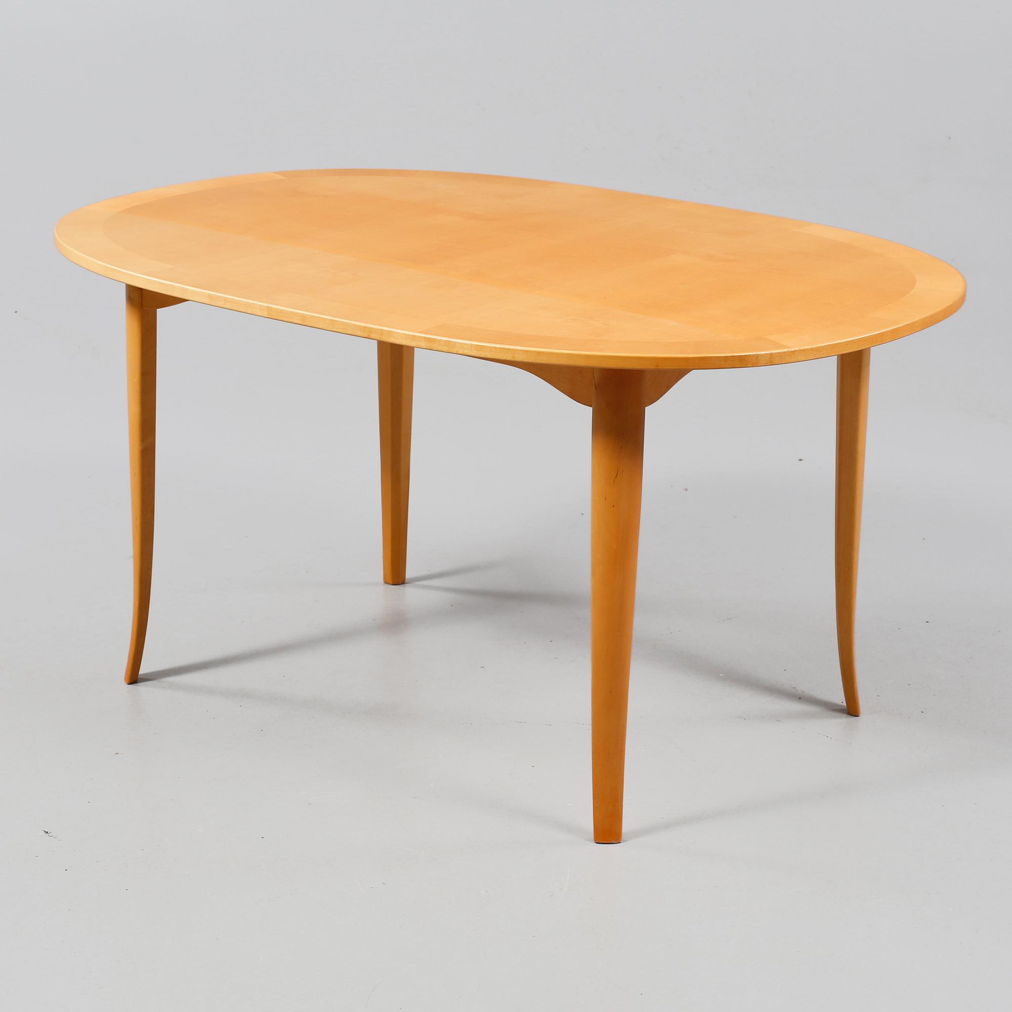 SOFFBORD, "Ovalen", Carl Malmsten, Åfors Möbelfabrik, 1900-talets andra hälft.