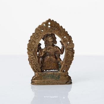 Ganesha, brons. Nepal, 1900-talets början.