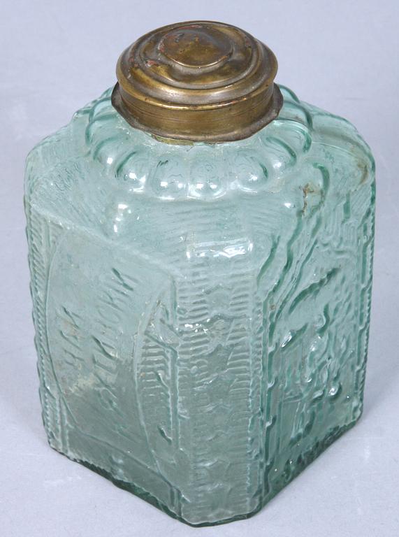TEDOSA, glas, samt LIKÖRGLAS, 1800-tal.