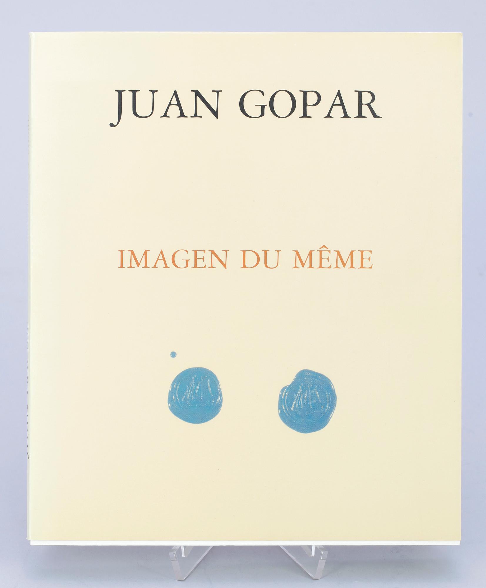 JOAN GOPAR, blandteknik på pannå, sign a tergo.