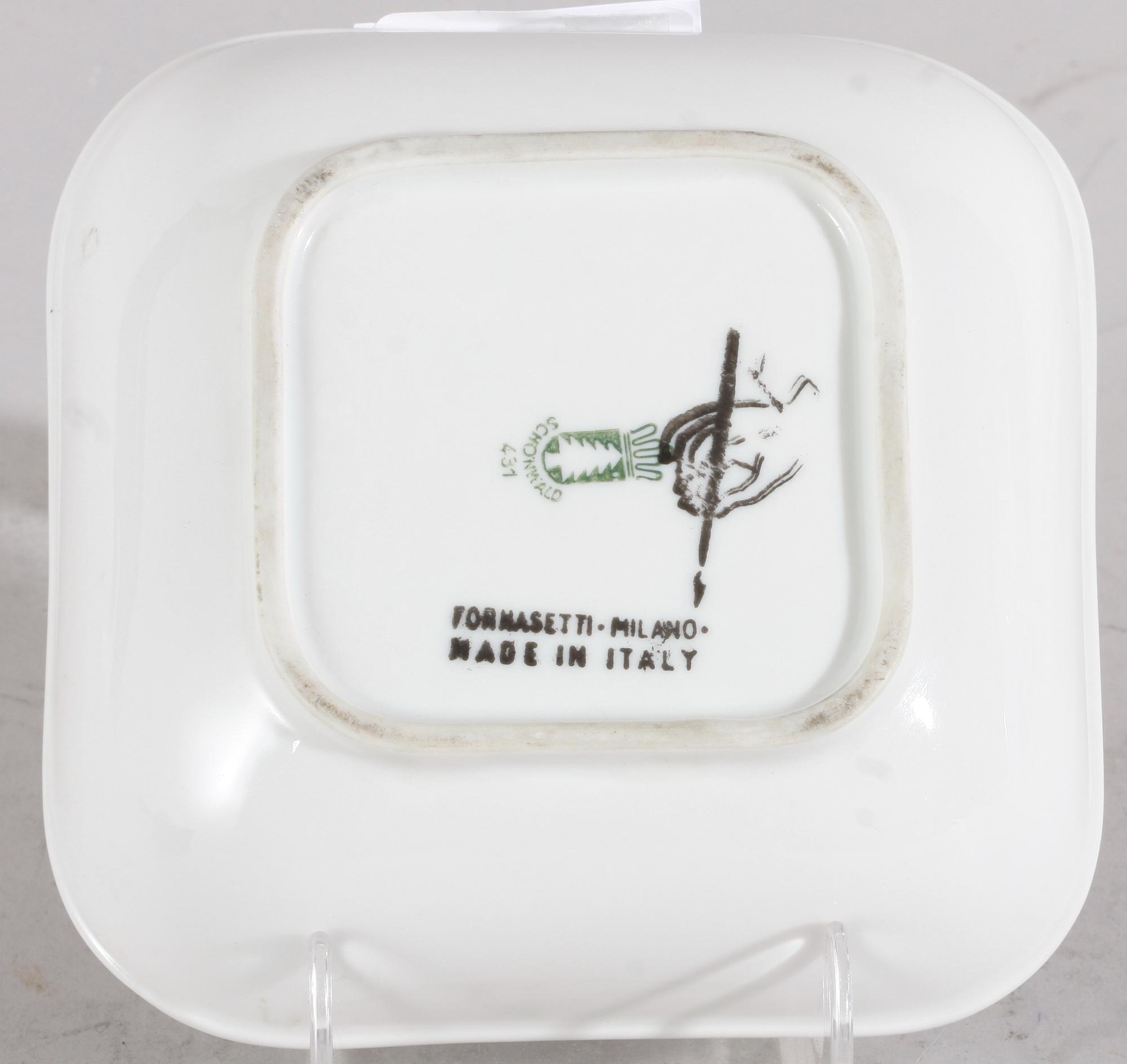 FAT, porslin. Fornasetti, Italien.