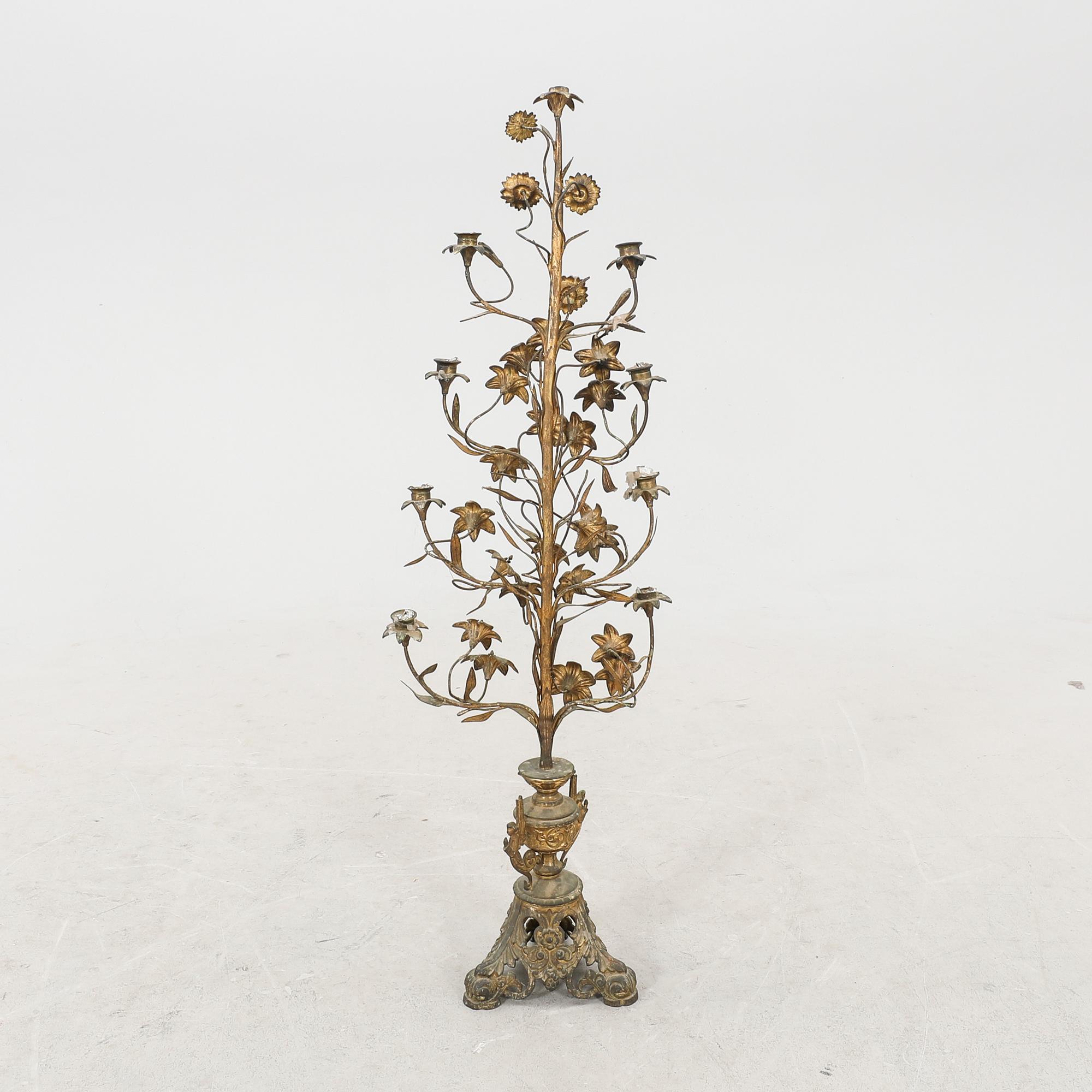 Kandelaber Frankrike sent 1800-tal/1900-tal.