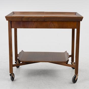 Serving cart, mid-20th century.