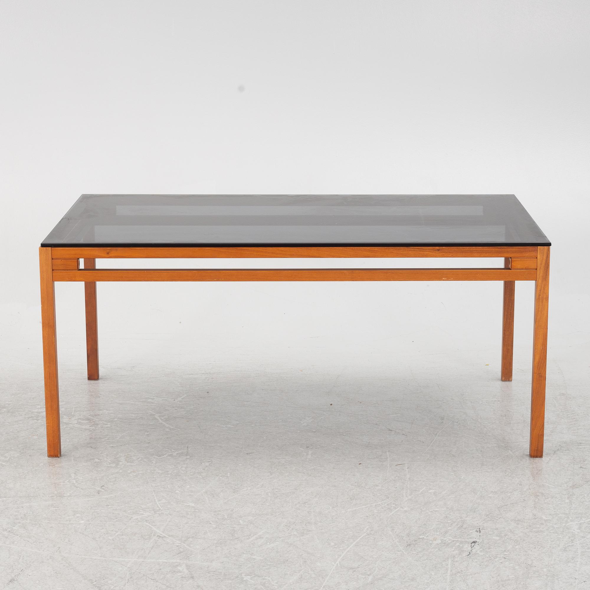 A coffee table and two side tables, second half of the 20th century.