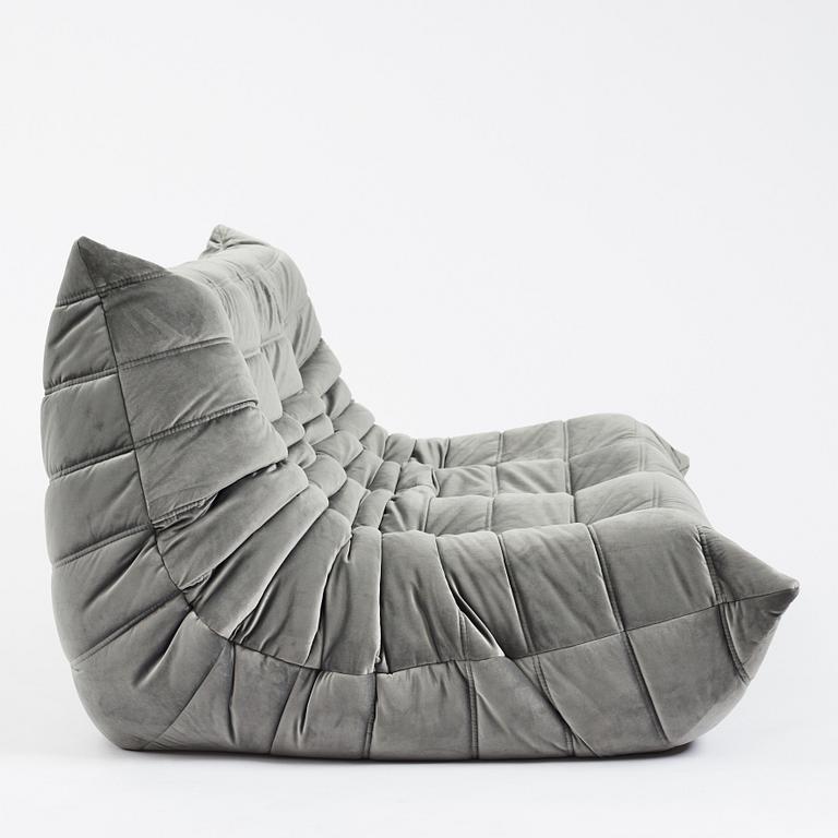 Michel Ducaroy, soffa, fåtölj och fotpall, "Togo", Ligne Roset, 2000-tal.
