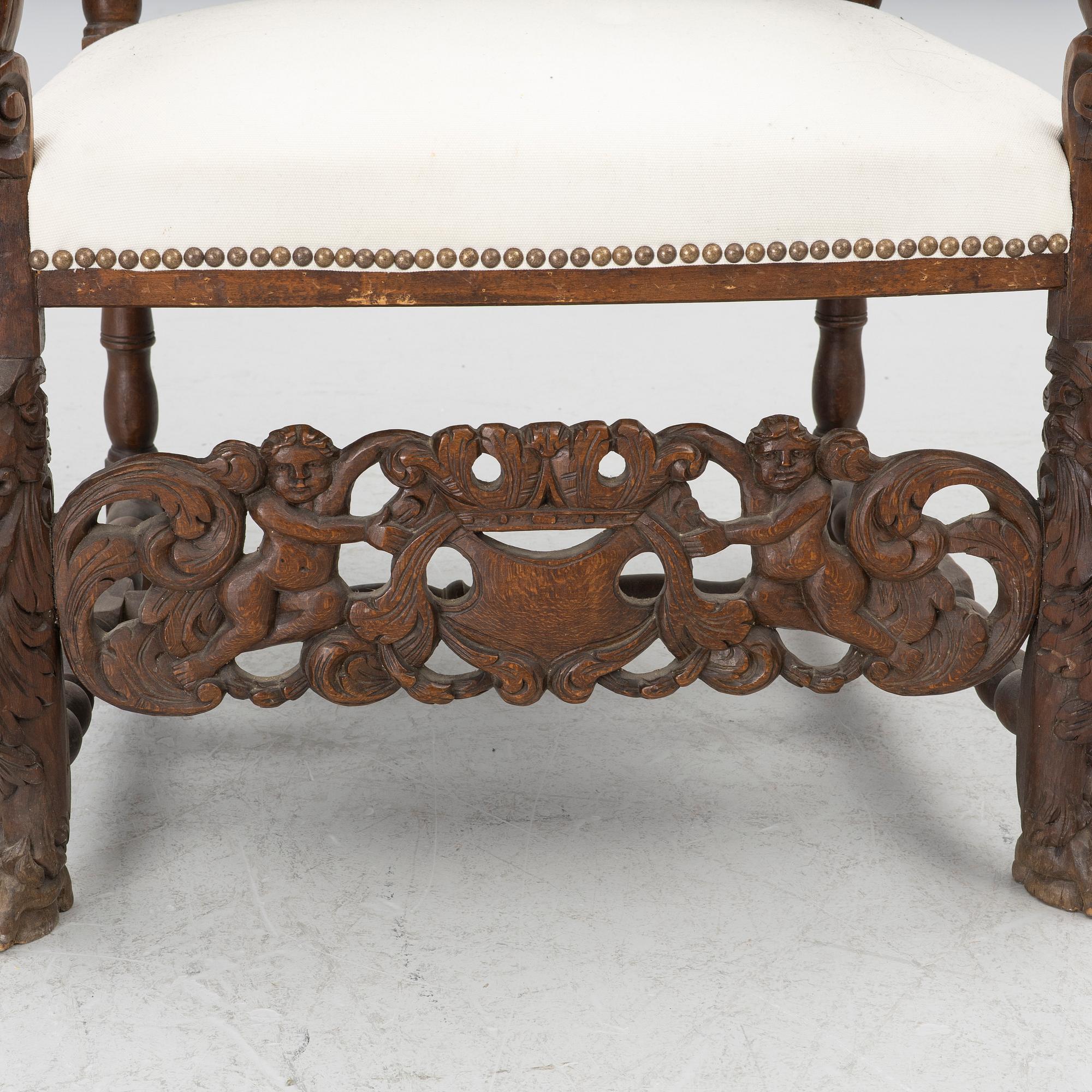 Armchair, Baroque, 18th century.