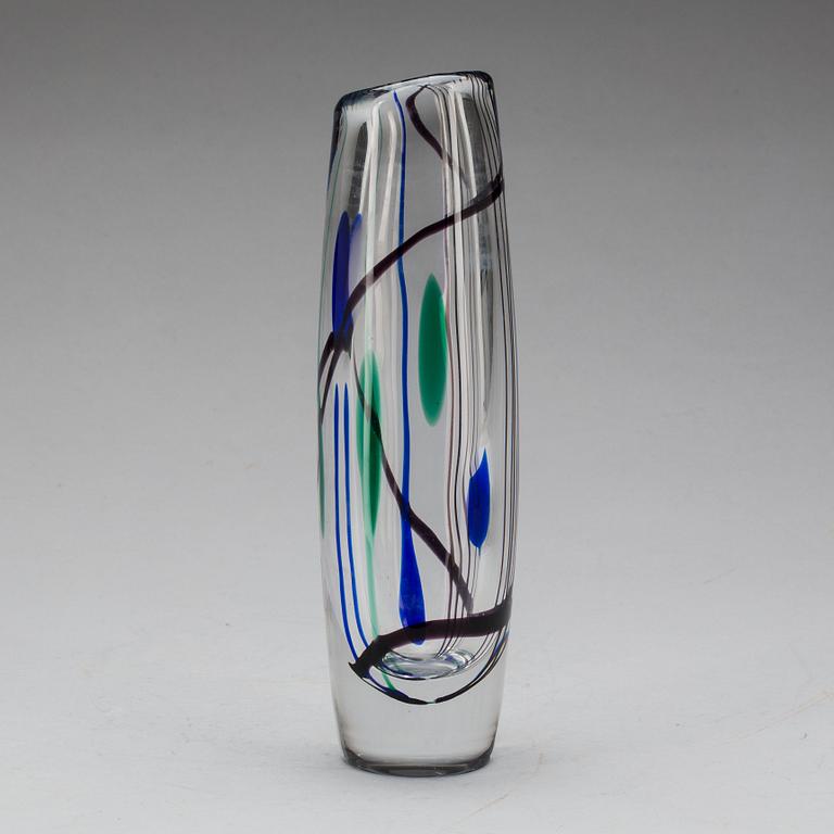 VAS, glas "Abstracta", Vicke Lindstrand, Kosta.
