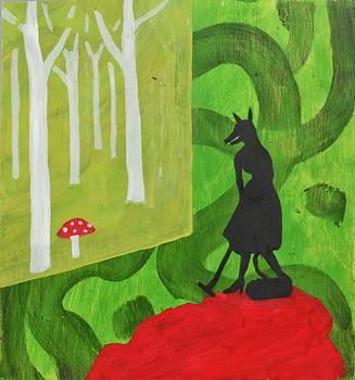 GITTAN JÖNSSON, olja på pannå, signerad och daterad -07.