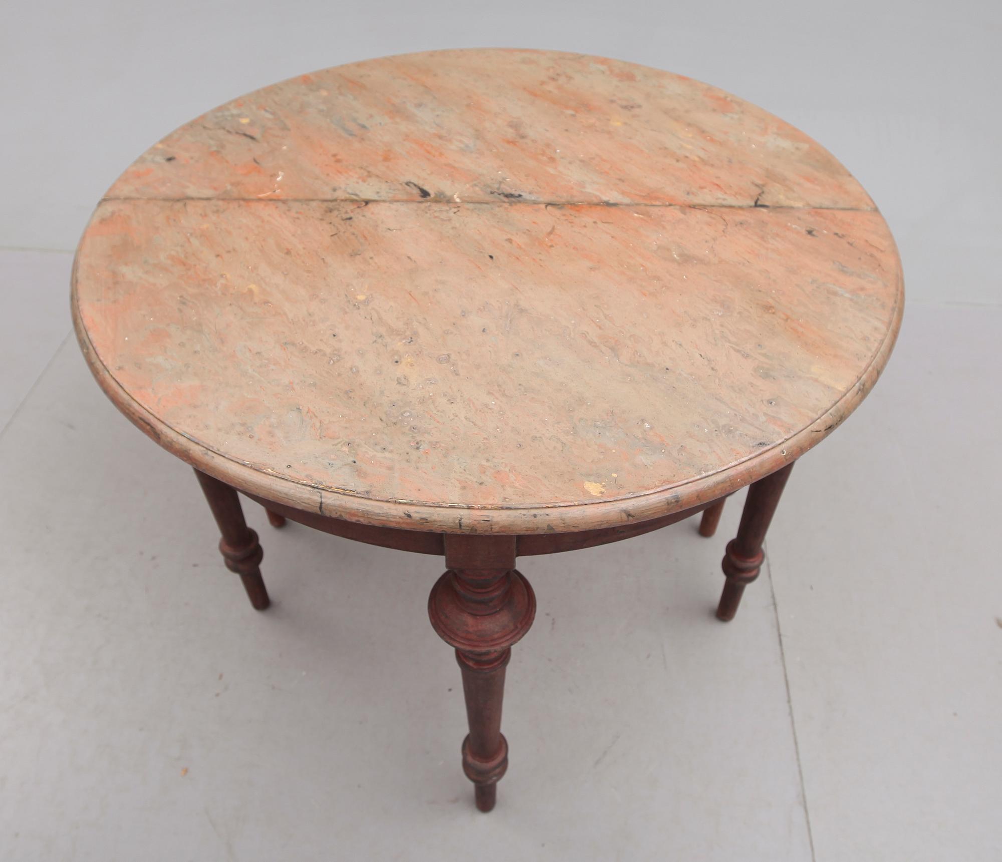 BORD, 2 delat, 1800-talets andra hälft.