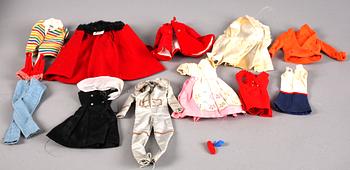 BARBIEDOCKOR, 5 st, Mattel. 1960/70-tal.