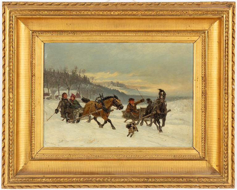 Gustaf Brandelius, The Sleigh Ride.