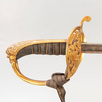 A late 19th century forester sabre.