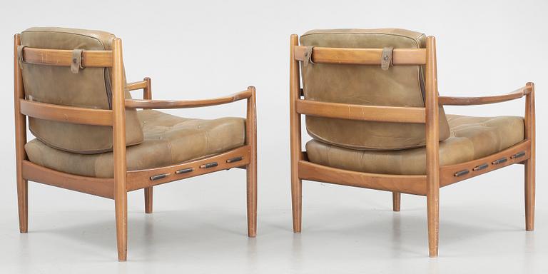 FÅTÖLJER, ett par, Läckö", OPE, Ingemar Thillmark, 1960-tal.