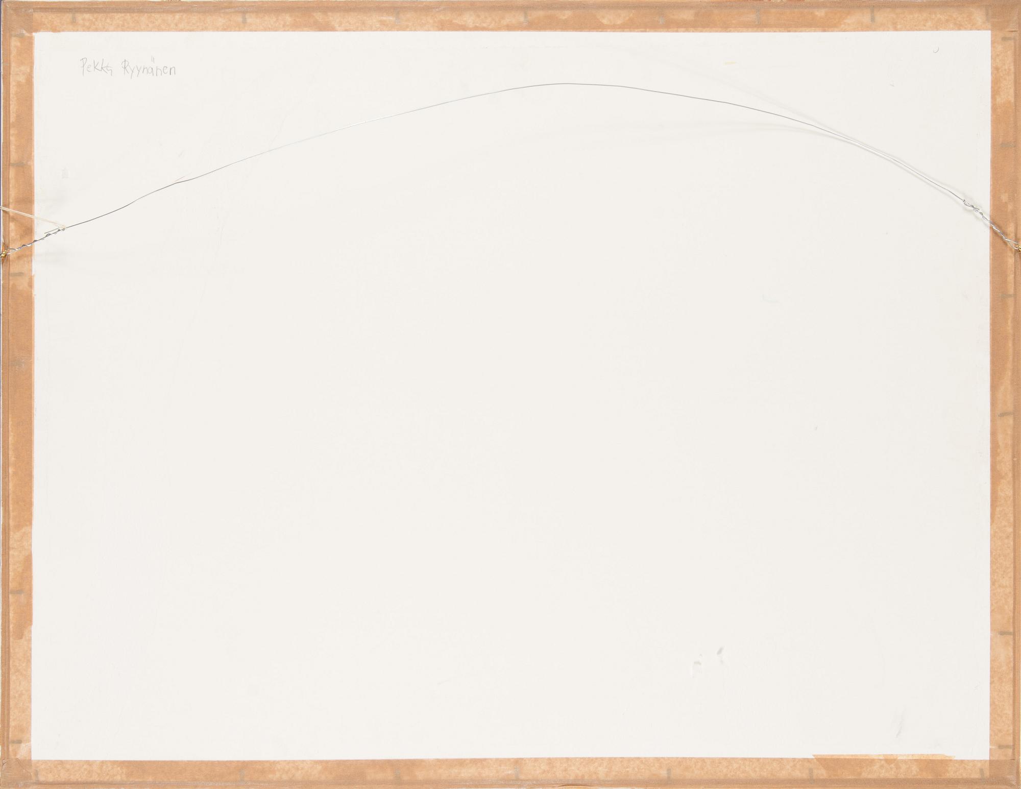 Pekka Ryynänen, watercolour / gouache, signed and dated -88.