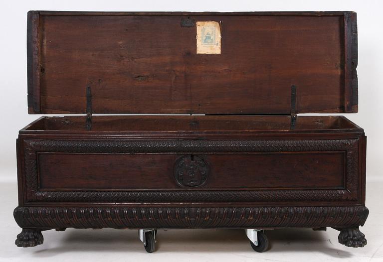 CASSONE, troligen Italien, 1600/1700-tal.