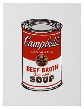 Richard H. Pettibone, "Andy Warhol, '32 Cans of Campbell's Soup', 1962".