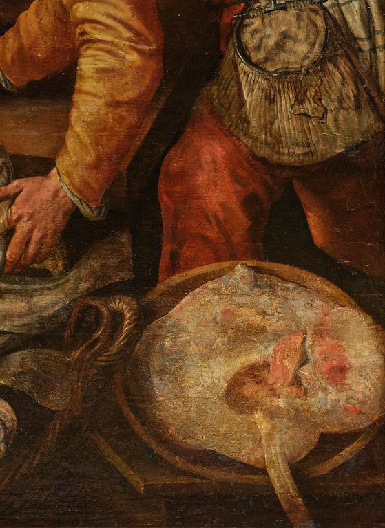 Joachim Beuckelaer, A fish market outside the city gate of Antwerp.