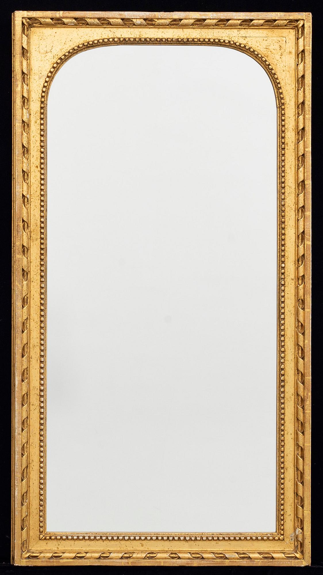 Late gustavian style mirror, around the year 1800.