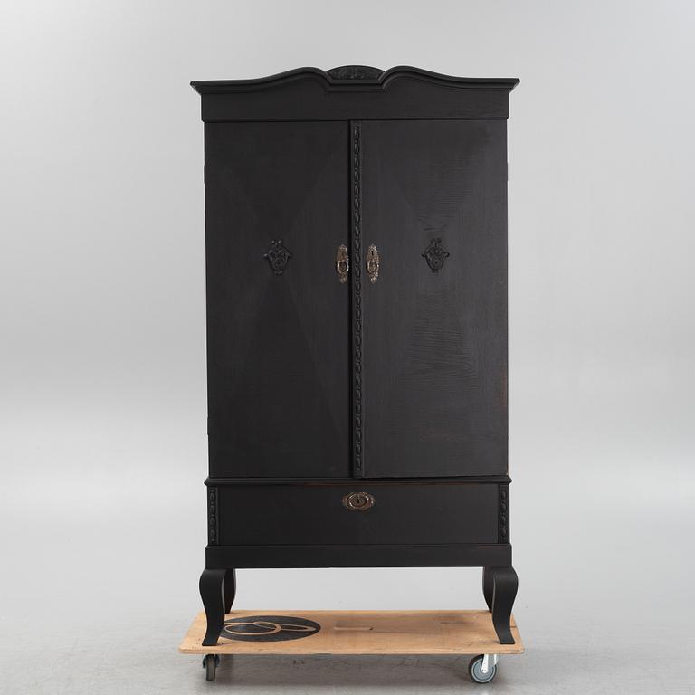 A painted art noveau cabinet, early 20th Century.