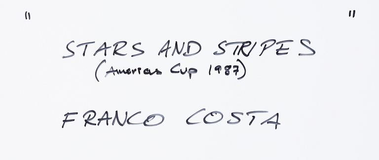 Franco Costa, "Stars and Stripes Victory; America's Cup 1987".