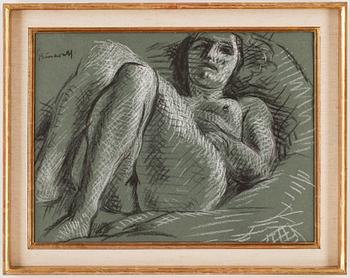Isaac Grünewald · ISAAC GRÜNEWALD, pastellkrita. Sign.