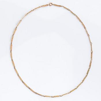 A 14K gold necklace. Finnish hallmarks.