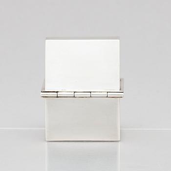 Lars Håkansson, a sterling silver box, Lund 1983.