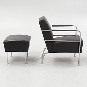 Gunilla Allard, fåtölj med fotpall, "Cinema", Lammhults.