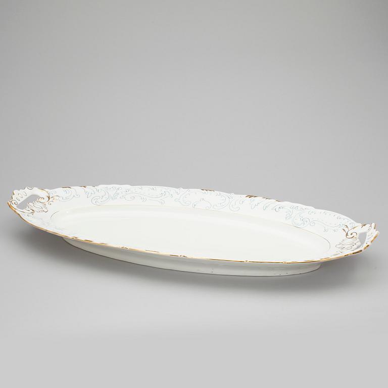 MATSERVIS, 116 delar, porslin, 1900-talets första hälft.