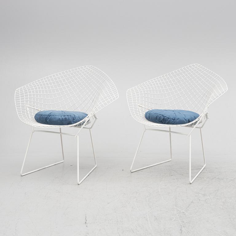 Harry Bertoia, a pair of "Diamond Chair", second half of the 20th century.