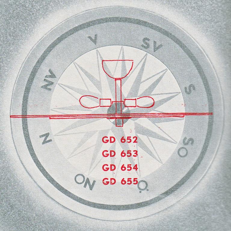 Simon Gate, a ceiling lamp model GD 652, Orrefors, 1930s.
