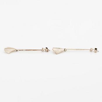 Lapponia, cufflinks, two pairs and Matti Hyvärinen, Siro Koru a pair of earrings, sterling silver.