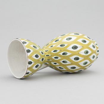 Stig Lindberg, an earthenware vase, Gustavsbergs studio.