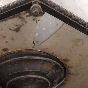 LYKTA, mässing och glas, 1800-tal.