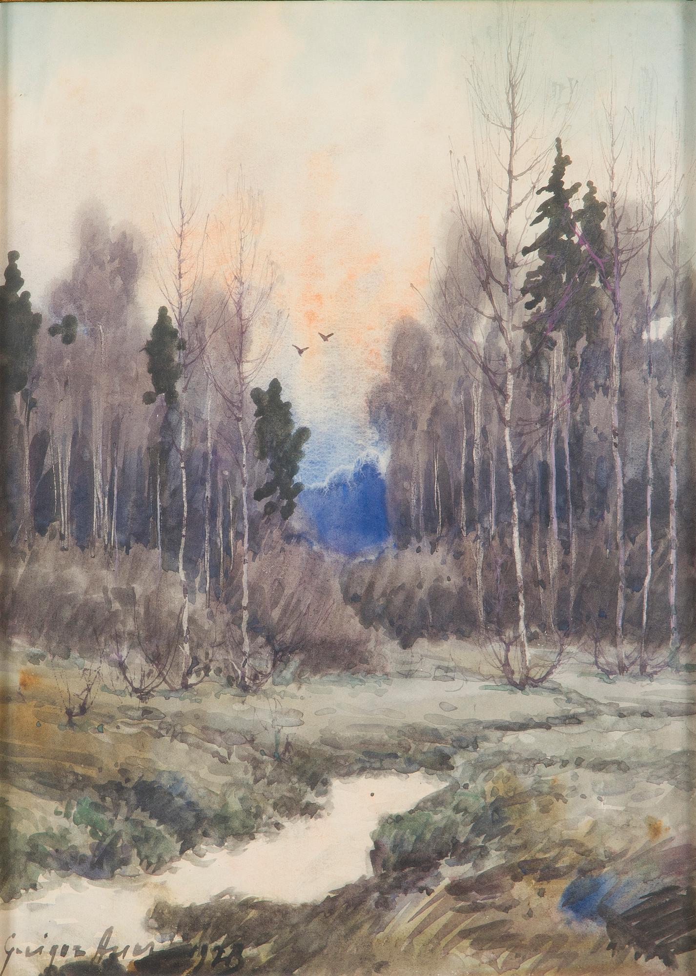 Grigor Auer, Landscape.
