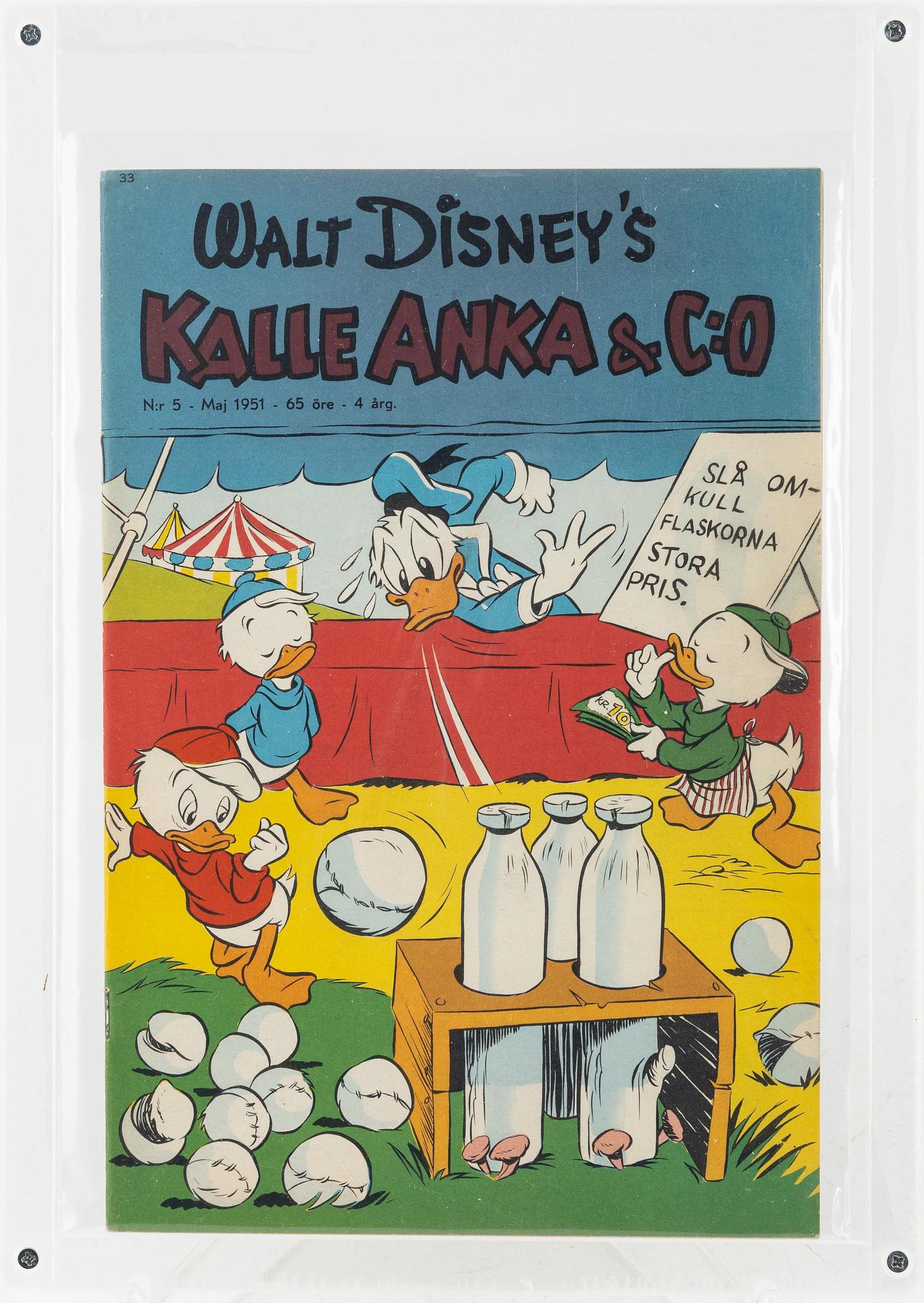Comic book, "Donald Duck & Co" No. 5, 1951.