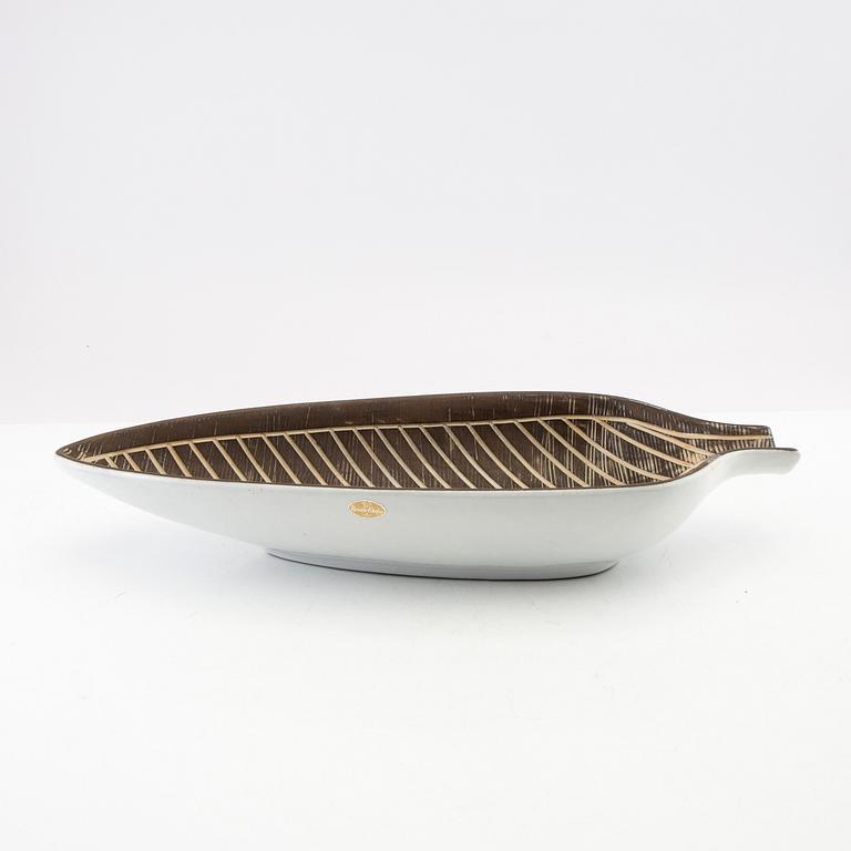 Anna-Lisa Thomson/Mari Simmulsson bowl and vase Uppsala Ekeby latter part of the 20th century.