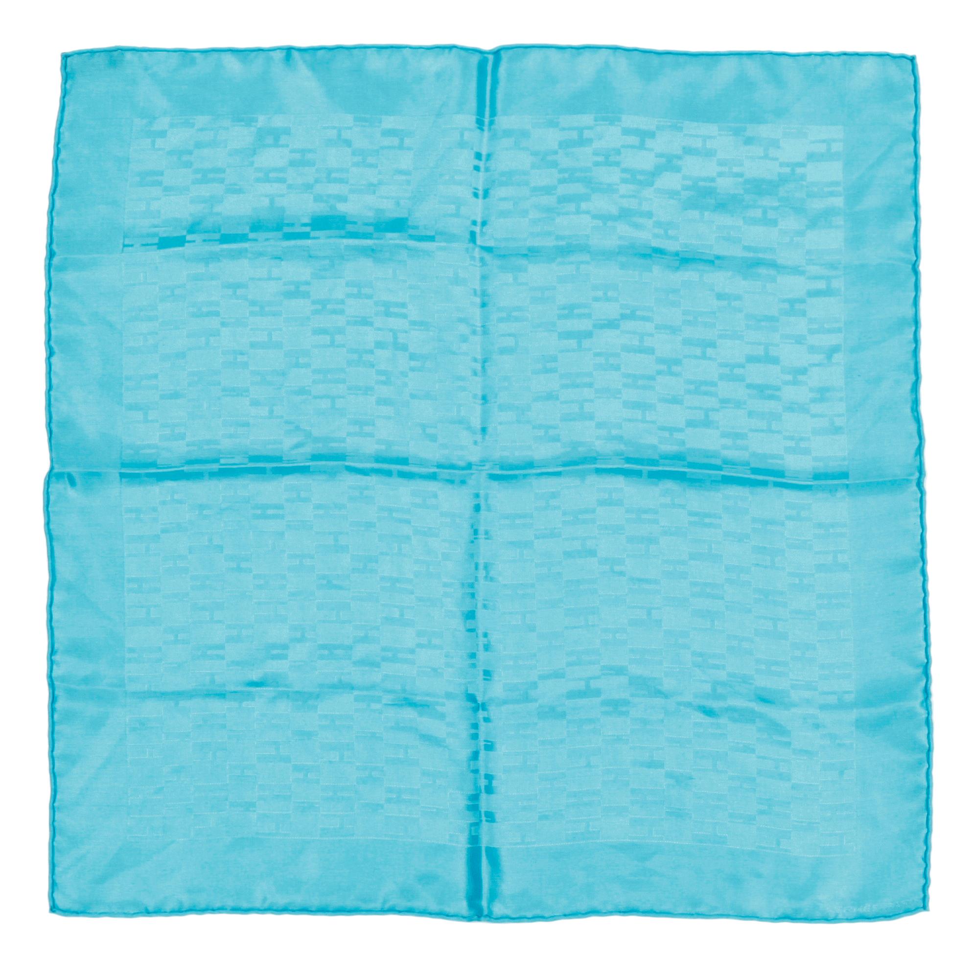 HERMÈS, a silk scarf and handkerchief for men.
