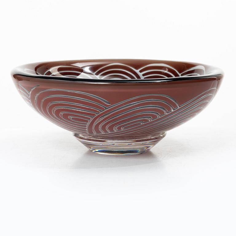 Ingeborg Lundin, Bowl, “Ariel”, Orrefors.