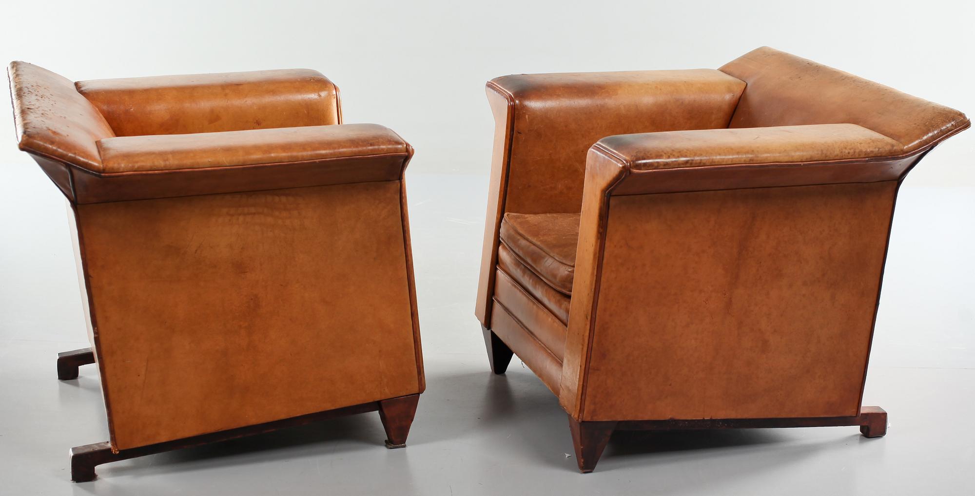 FÅTÖLJER, ett par, "Suite", Bart Van Bekhoven, Holland, 1970-tal.