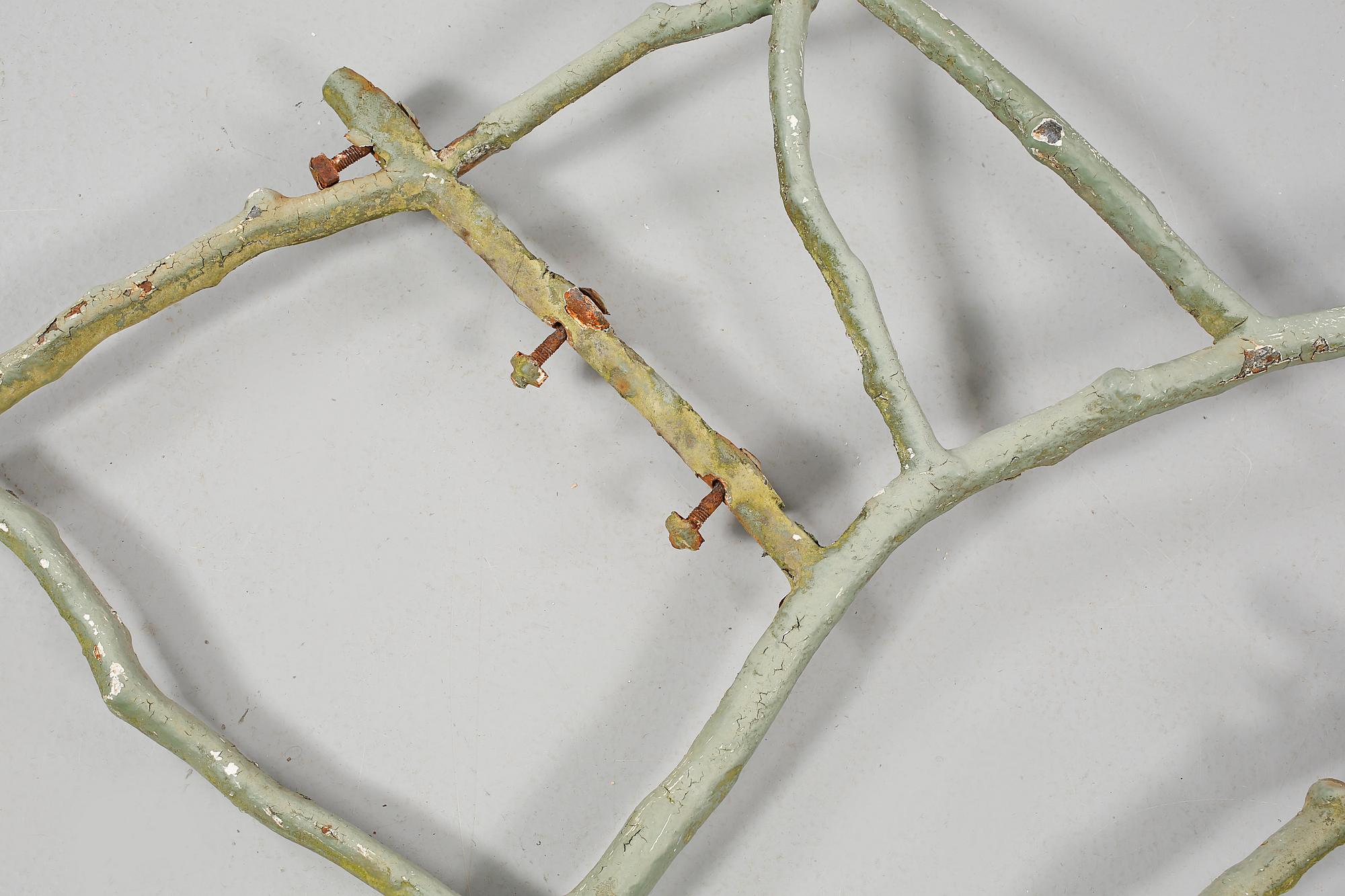 SOFFGAVLAR, ett par, gjutjärn, 1900-tal.