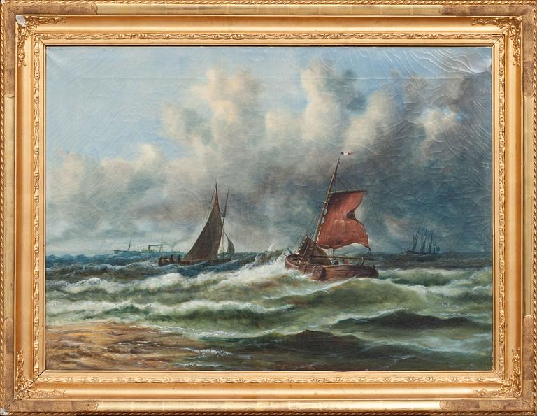 OKÄND KONSTNÄR, olja på duk, 1900-talets första hälft.