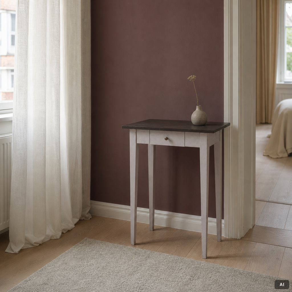 Nirvan Richter, Table with drawer, Norrgavel, contemporary.