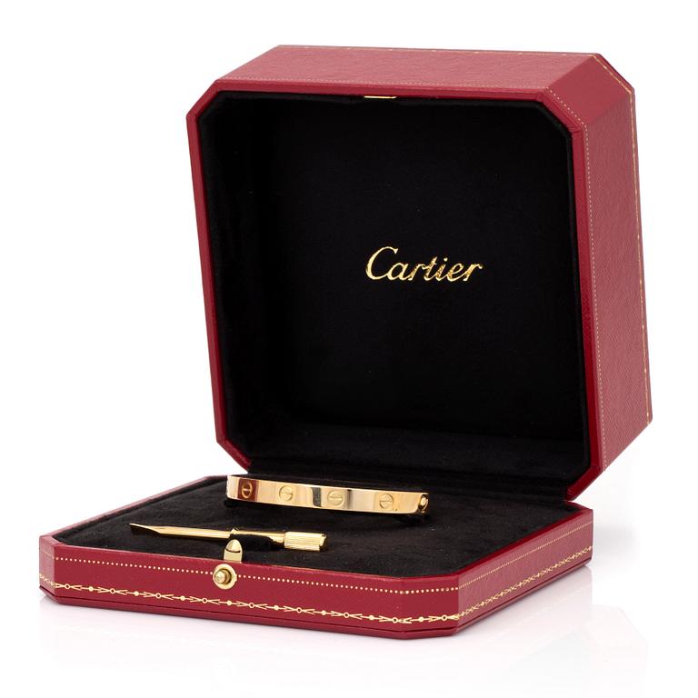 ARMRING, Cartier LOVE, 18K guld.
