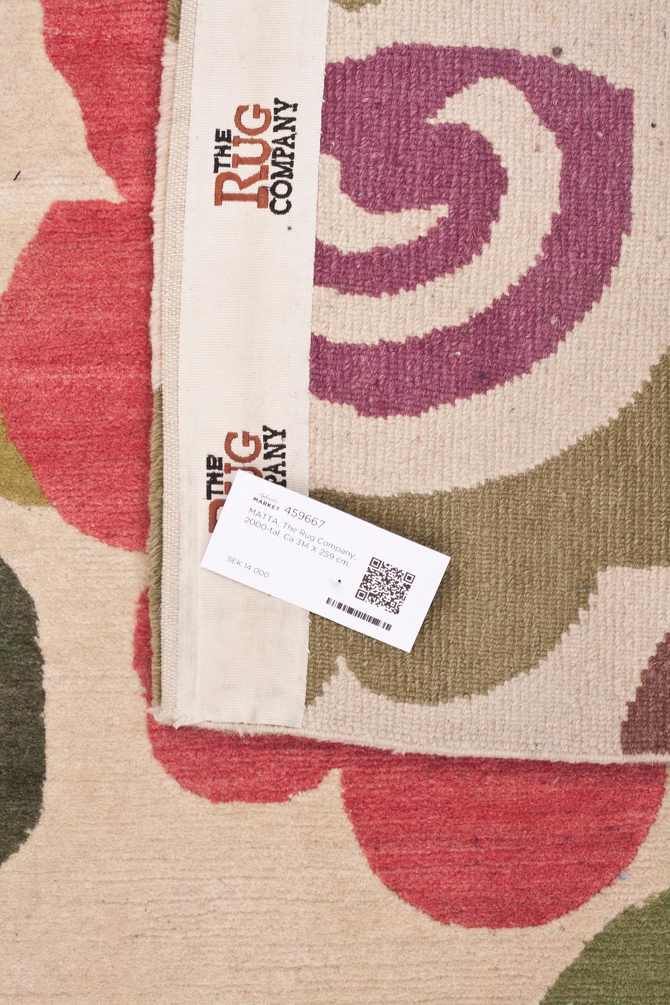 MATTA, The Rug Company, 2000-tal. Ca 314 X 259 cm.