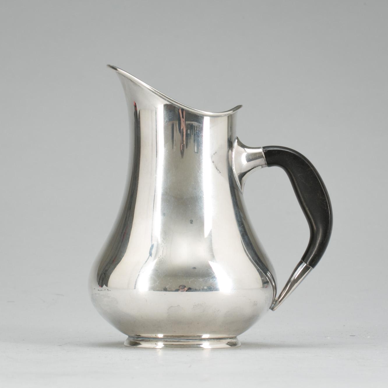 GRÄDDKANNA, silver, COHR, Danmark, 1900-talets mitt. Ca 180 gram.