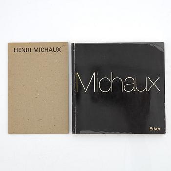Henri Michaux, "Peintures et Dessins", 1946, exemplaire 595, and catalogues and litterature about Michaux.
