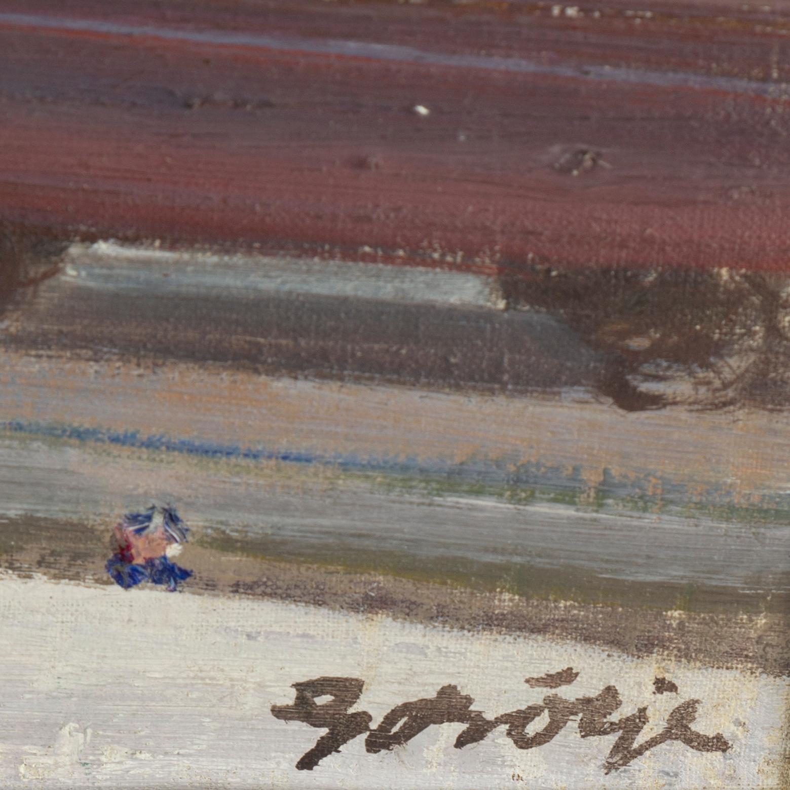 Gideon Börje, oil on canvas, signed.