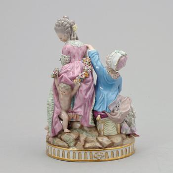 FIGURIN, porslin, meissen Marcolinistil, 1800-tal.